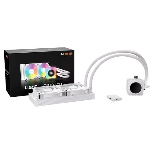 be quiet! Light Loop IO LCD Blanc - 240 mm