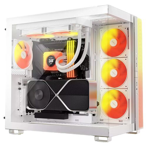 be quiet! Light Loop IO LCD Blanc - 240 mm