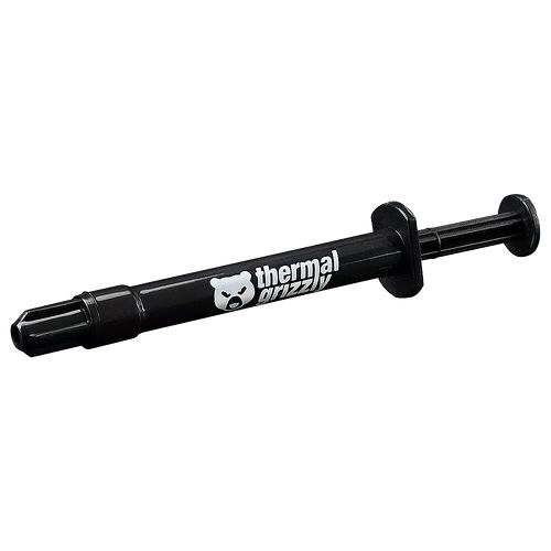 Pâte thermique Thermal Grizzly dans un tube noir.