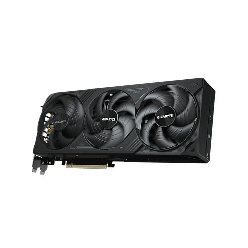 Carte graphique Gigabyte avec trois ventilateurs de refroidissement noirs.