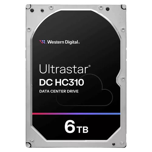 Disque dur interne Western Digital Ultrastar DC HC310 de 6 To, conçu pour les centres de données.