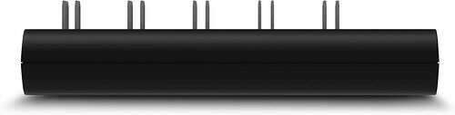 Connecteur de câbles noir avec plusieurs broches métalliques pour composants informatiques.