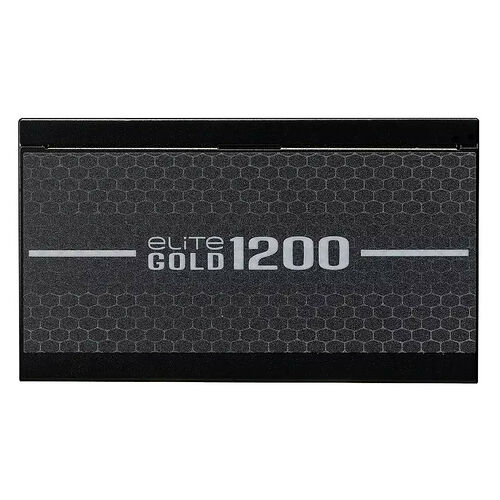Bloc d'alimentation Elite Gold 1200 avec un revêtement texturé en nid d'abeille.