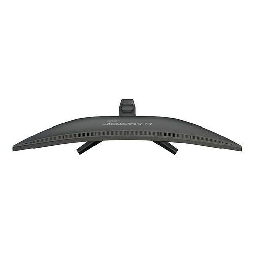 Écran incurvé G-Master avec un pied de support noir.