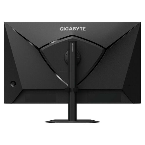 Écran de PC Gigabyte de couleur noire avec un pied de support central.
