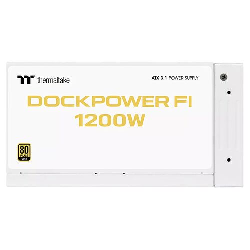 Bloc d'alimentation Thermaltake Dockpower FI de 1200W, certifié 80 Plus Gold et compatible avec la norme ATX 3.1.