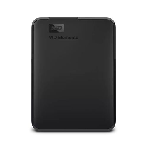Disque dur externe WD Elements de couleur noire.