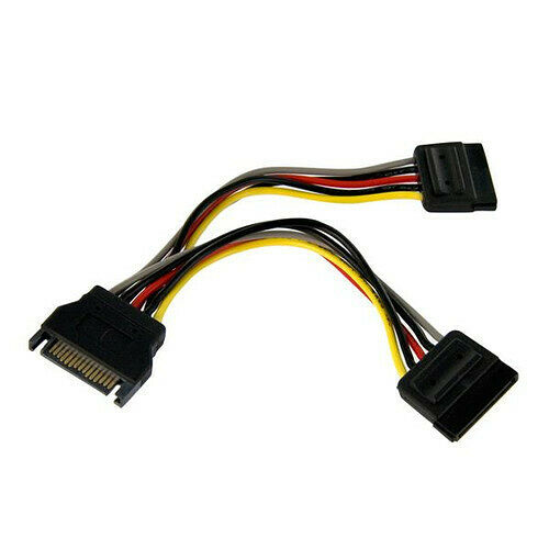 Câble adaptateur alimentation SATA vers 2 x alimentation SATA - 15 cm - Startech