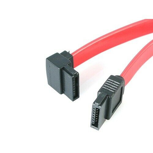 Startech Câble SATA coudé - Rouge - 30 cm