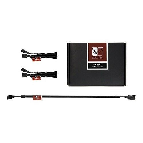 3 x Câble rallonge alimentation 4 broches Noctua NA-SEC1 - 30 cm - Noir