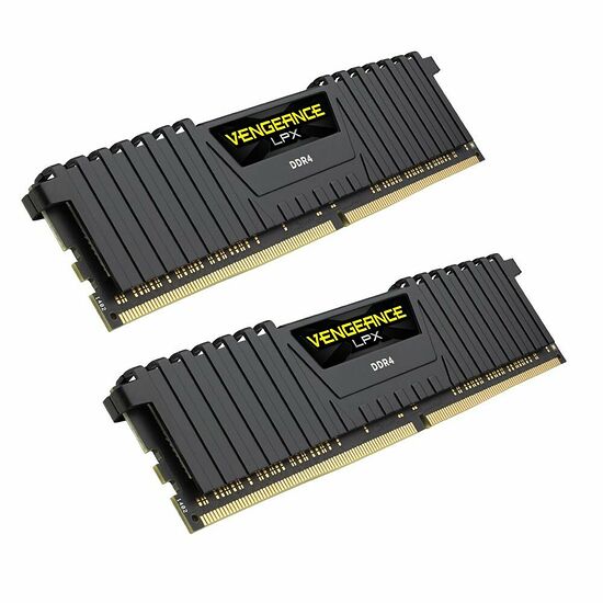 DDR4 Corsair Vengeance LPX Noir - 16 Go (2 x 8 Go) 3200 MHz - CAS 16