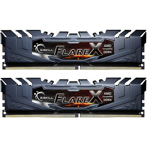 DDR4 G.Skill Flare X Noir - 32 Go (2 x 16 Go) 2400 MHz - CAS 15