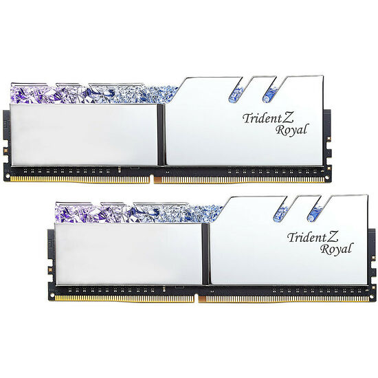 DDR4 G.Skill Trident Z Royal Argent - 64 Go (2 x 32 Go) 3600 MHz - CAS 18