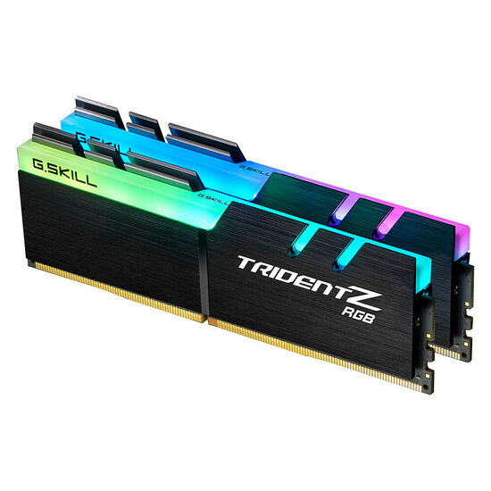DDR4 G.Skill Trident Z RGB - 32 Go (2 x 16 Go) 3200 MHz - CAS 16