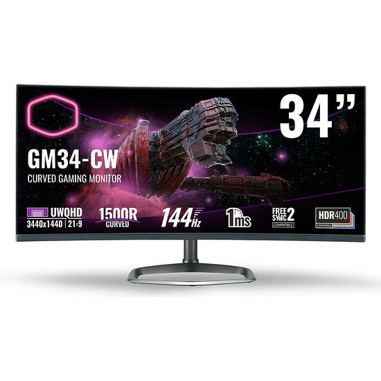 Cooler Master GM34-CW Adaptive Sync (dalle incurvée)