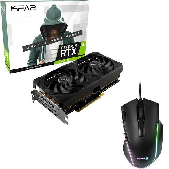 KFA2 GeForce RTX 3070 Ti (1-Click OC) (LHR) + SLIDER-01
