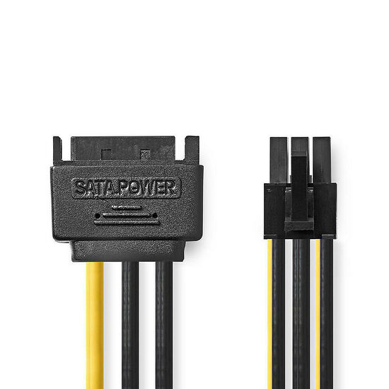 Nedis Adaptateur d'alimentation SATA vers PCI-E 6 Broches