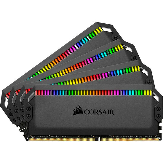 DDR4 Corsair Dominator Platinum RGB - 32 Go (4 x 8 Go) 3000 MHz - CAS 15