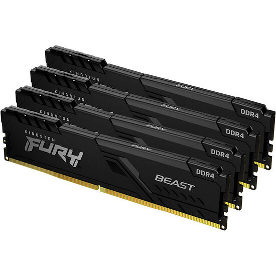 DDR4 Kingston Fury Beast - 32 Go (4 x 8 Go) 3200 MHz - CAS 16