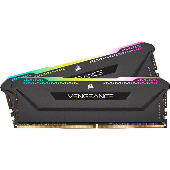 DDR4 Corsair Vengeance RGB PRO SL Noir - 32 Go (2 x 16 Go) 3200 MHz - CAS 16