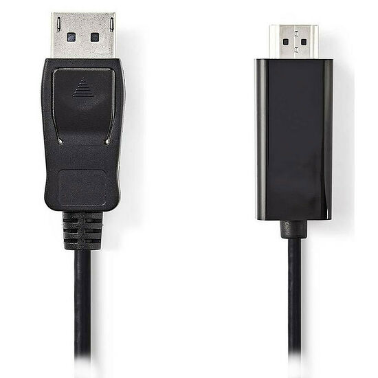 Nedis Câble DisplayPort Mâle vers HDMI Mâle - Noir - 1 m