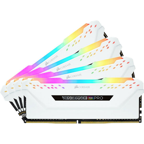DDR4 Corsair Vengeance RGB PRO Blanc - 32 Go (4 x 8 Go) 3200 MHz - CAS 16