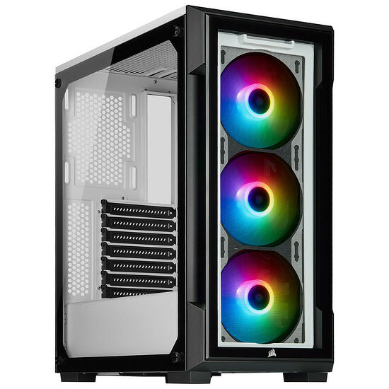 Corsair iCUE 220T RGB Tempered Glass - Blanc