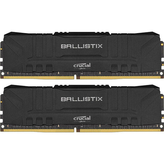 DDR4 Crucial Ballistix Black - 32 Go (2 x 16 Go) 3200 MHz - CAS 16