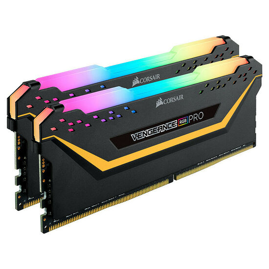 DDR4 Corsair Vengeance RGB PRO Noir TUF - 16 Go (2 x 8 Go) 3000 MHz - CAS 15