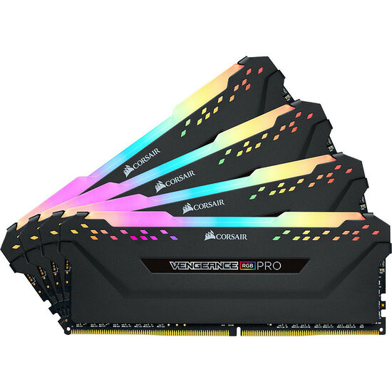DDR4 Corsair Vengeance RGB PRO Noir - 32 Go (4 x 8 Go) 3600 MHz - CAS 18