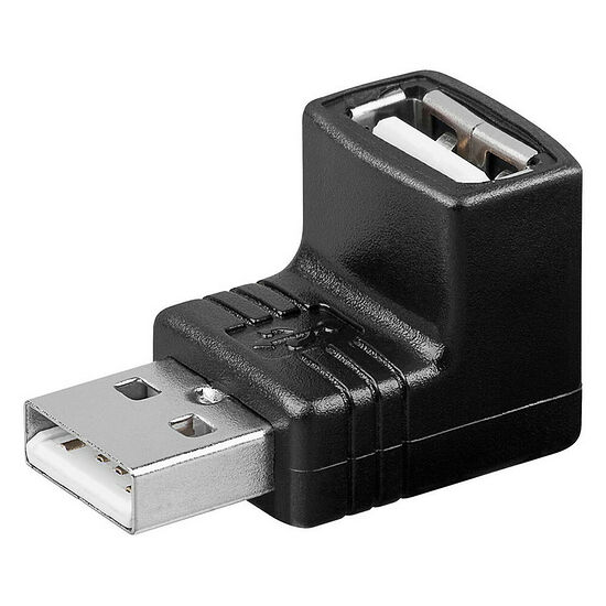 Adaptateur coudé USB 2 Type-A