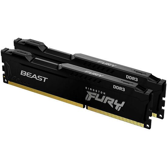 DDR3 Kingston Fury Beast - 16 Go (2 x 8 Go) 1600 MHz - CAS 10