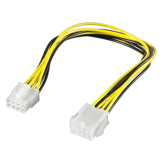 Rallonge d'alimentation ATX 12V 8 broches - 28 cm