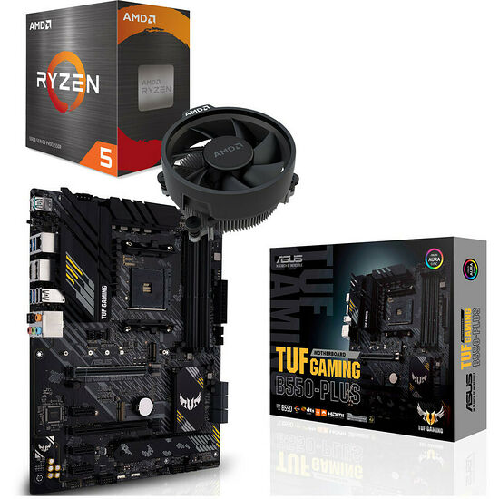 Duo AMD Ryzen 5 5600X + Asus TUF GAMING B550-PLUS