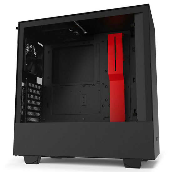 NZXT H510i - Noir mat/Rouge