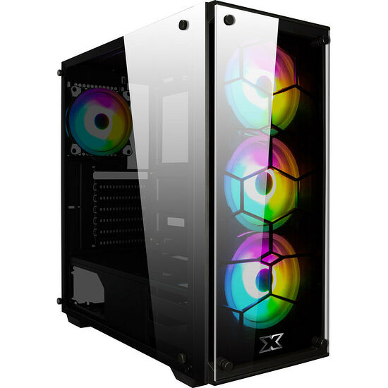 Xigmatek Venom X RGB Tempered Glass - Noir
