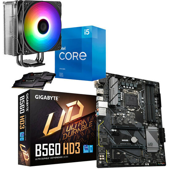 Kit évo Core i5-11400F + Gigabyte B560 HD3 + VT120 ARGB + 16 Go