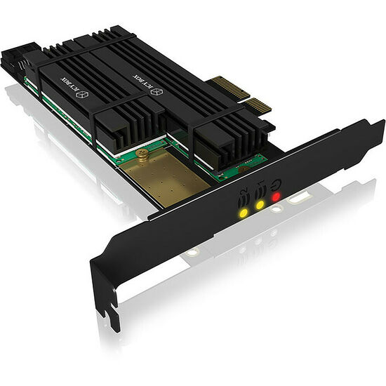 Icy Box Carte contrôleur M.2 NVMe - 2 ports - PCI-Express