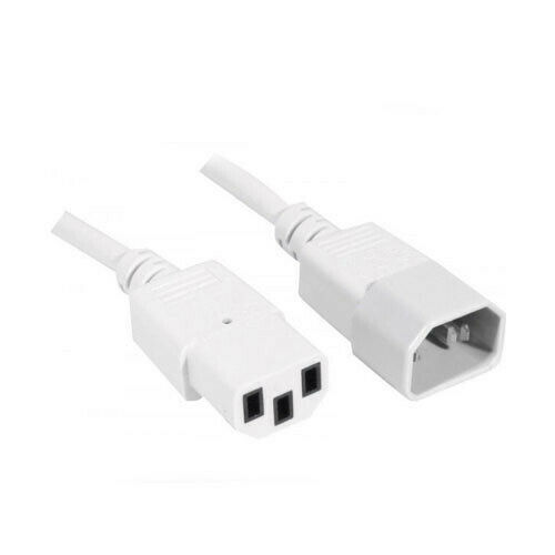 Rallonge d'alimentation PC - 1.8 mètre - Blanc