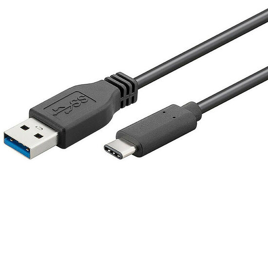 Goobay Câble USB 3.0 Type-C / Type-A - Noir - 1 m