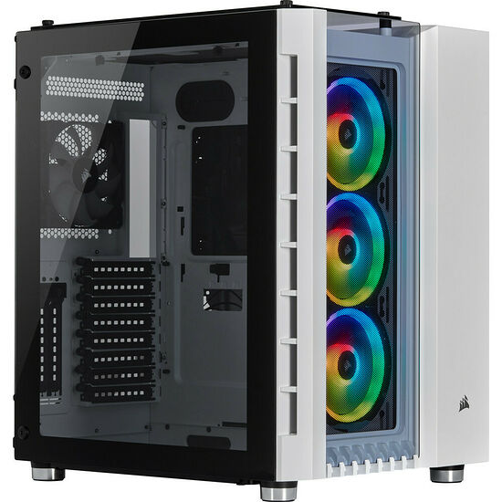 Corsair Crystal Series 680X RGB Tempered Glass - Blanc
