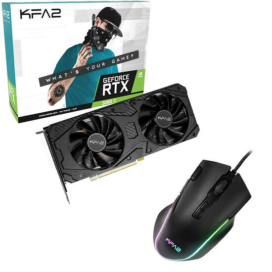 KFA2 GeForce RTX 3060 Ti (1-Click OC) (LHR) + SLIDER-01