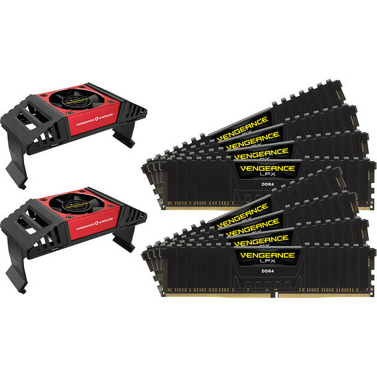 DDR4 Corsair Vengeance LPX Noir - 128 Go (8 x 16 Go) 4000 MHz - CAS 19