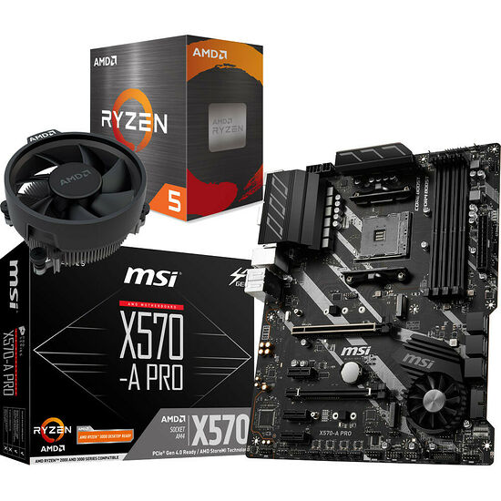 Kit évo Ryzen 5 5600X + MSI X570-A PRO