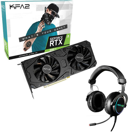KFA2 GeForce RTX 3060 Ti (1-Click OC) (LHR) + SONAR-01
