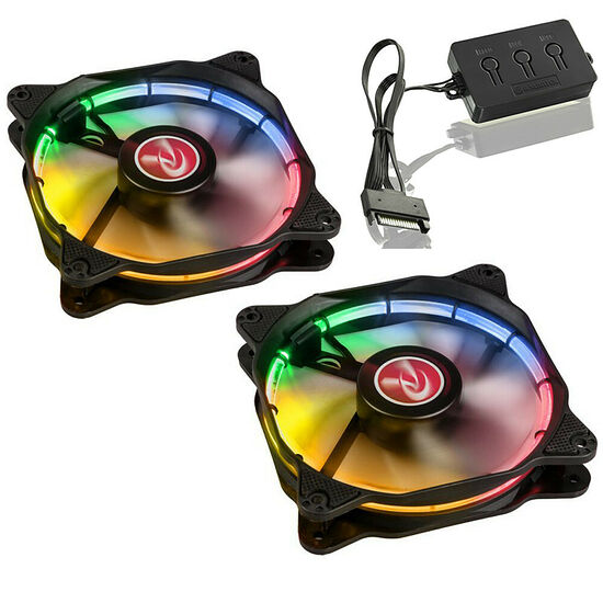 Raijintek Auras 12 RGB - 120 mm (Pack de 2)