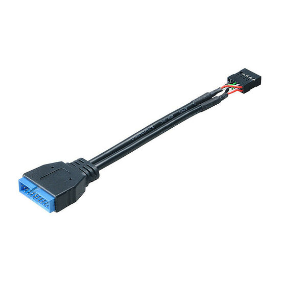 Akasa Adaptateur interne USB 2.0 Femelle vers USB 3.0 Mâle