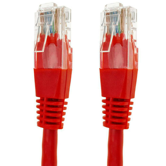 Câble RJ45 CAT5e F/UTP - Rouge - 2 m