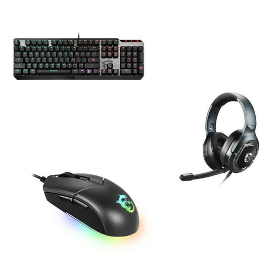 Pack MSI Vigor GK50 Low Profile (AZERTY) + Clutch GM11 + Immerse GH50