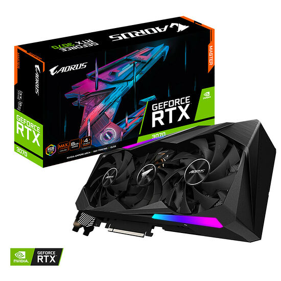 AORUS GeForce RTX 3070 MASTER Rev 2.0 (LHR)